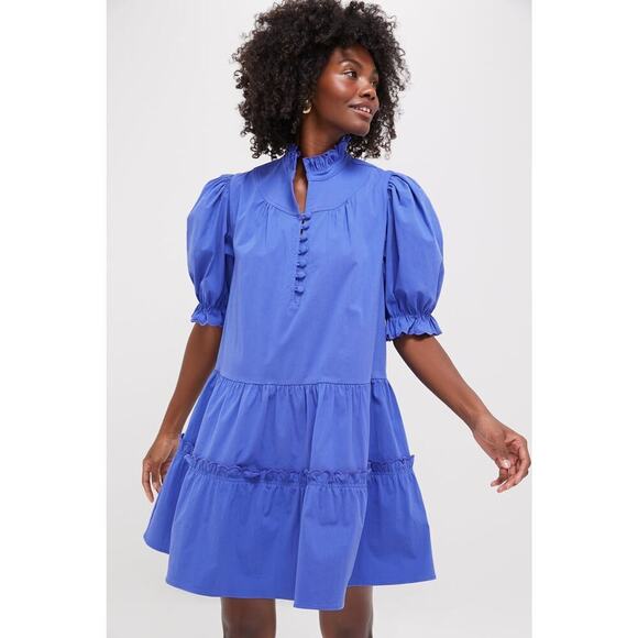 Pomander Place Dresses & Skirts - POMANDER PLACE Azure Blue Selena Mini Dress Size L NWT Retail $148 Tuckernuck